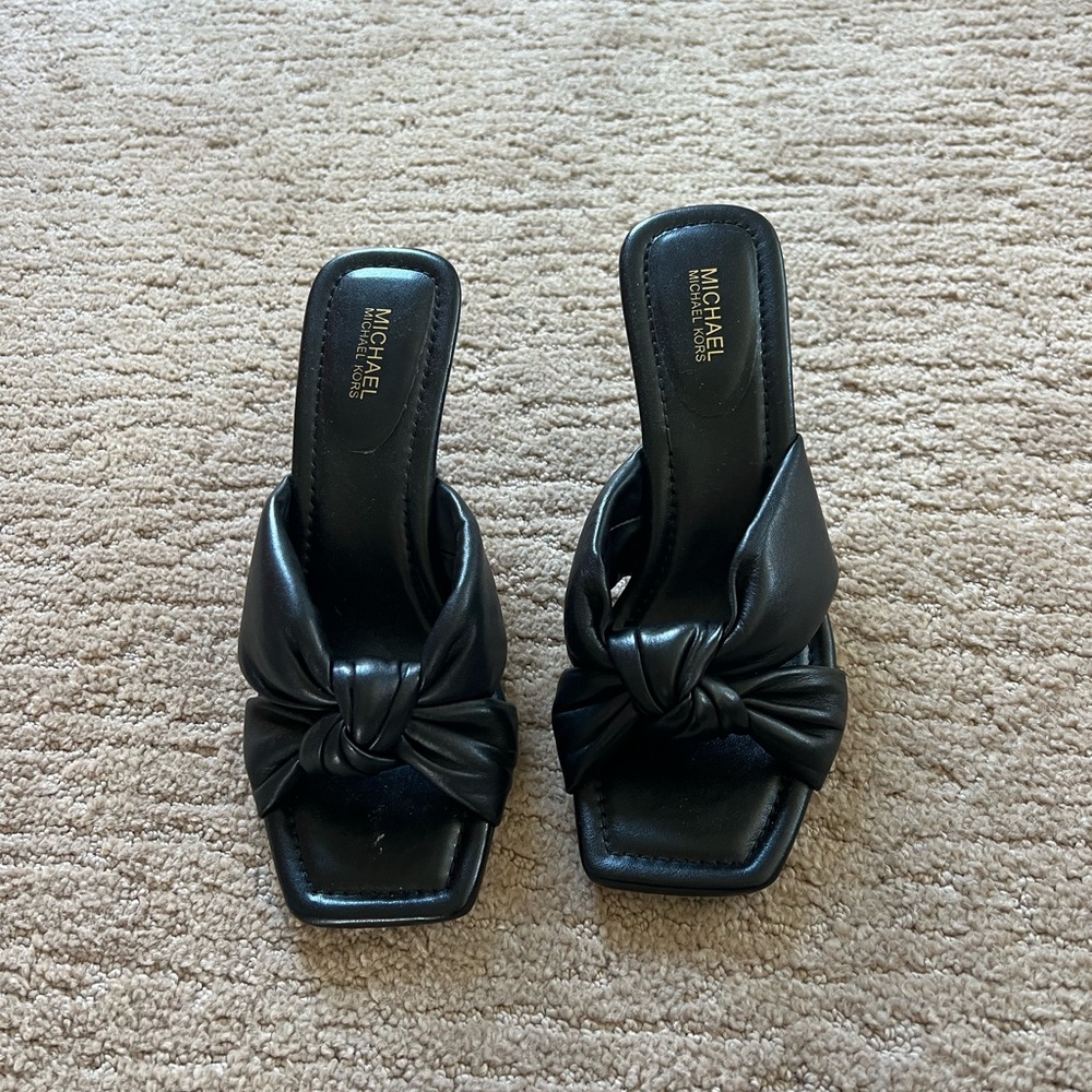 Michael Kors Black kitten heel
